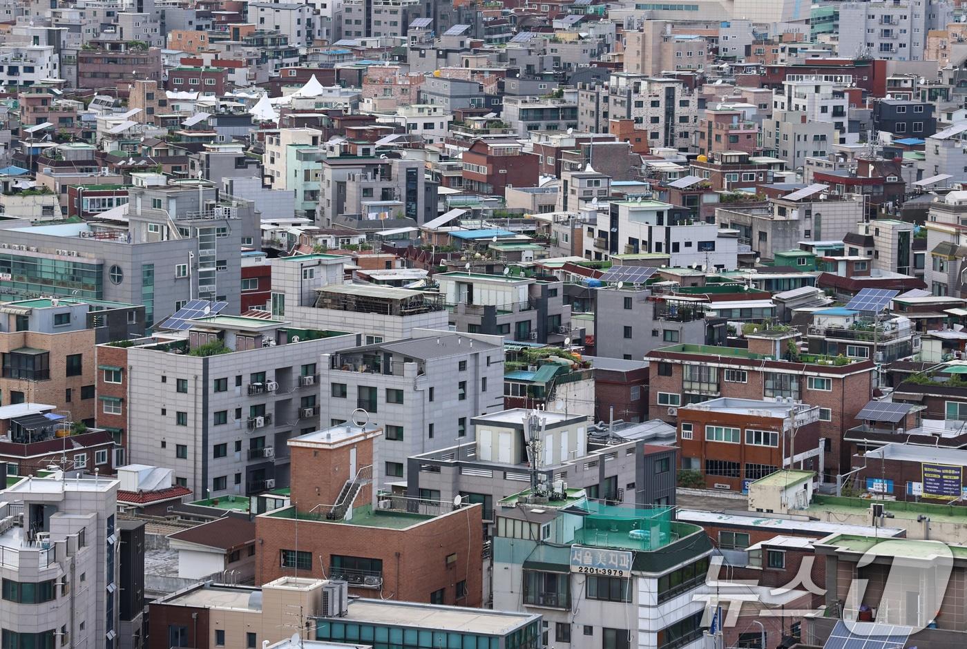 서울의 한 빌라 밀집 지역. &#40;자료사진&#41;/뉴스1 ⓒ News1 구윤성 기자