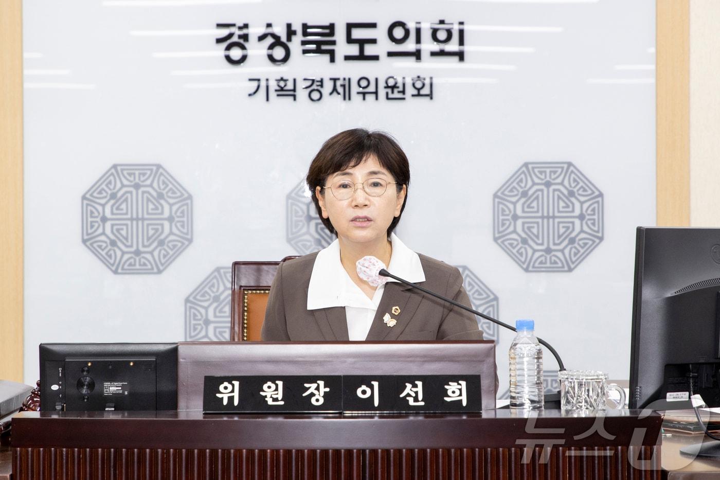 이선희 경북도의회 기획경제 위원장.ⓒ News1 김대벽기자