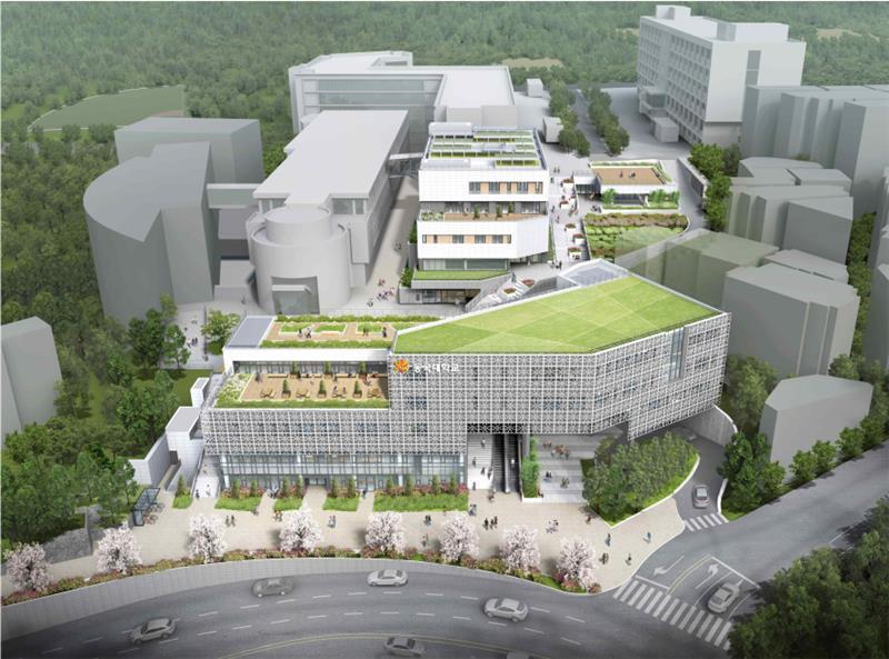 본문 이미지 - 동국대학교 로터스관 신축공사 조감도.(동부건설 제공)/뉴스1 ⓒ News1  