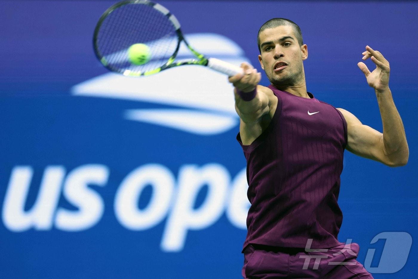 카를로스 알카라스가 US오픈 3회전에 진출했다. ⓒ AFP=뉴스1