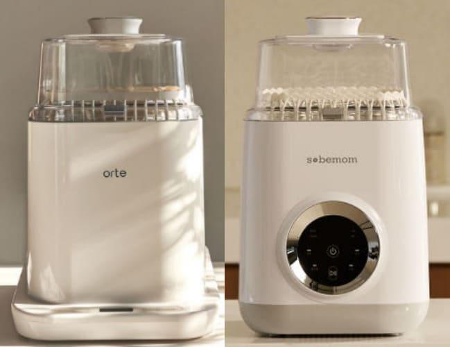 본문 이미지 - 사진 왼쪽부터 오르테, 소베맘 젖병세척기. &#40;국가기술표준원 제공&#41; ⓒ News1