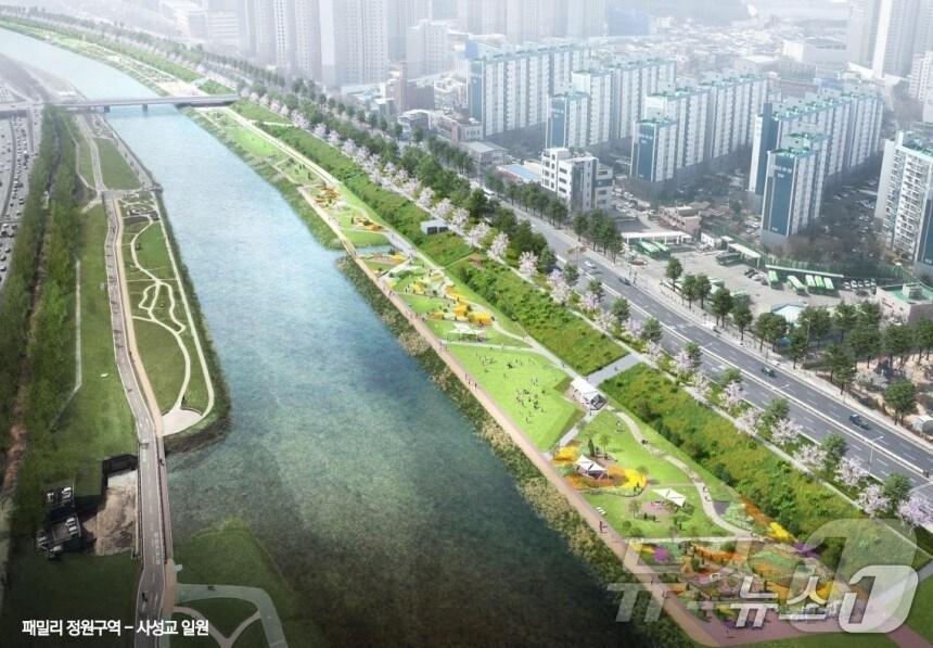 본문 이미지 - 안양천 국가정원 내 광명구간 조감도.&#40;광명시 제공&#41;