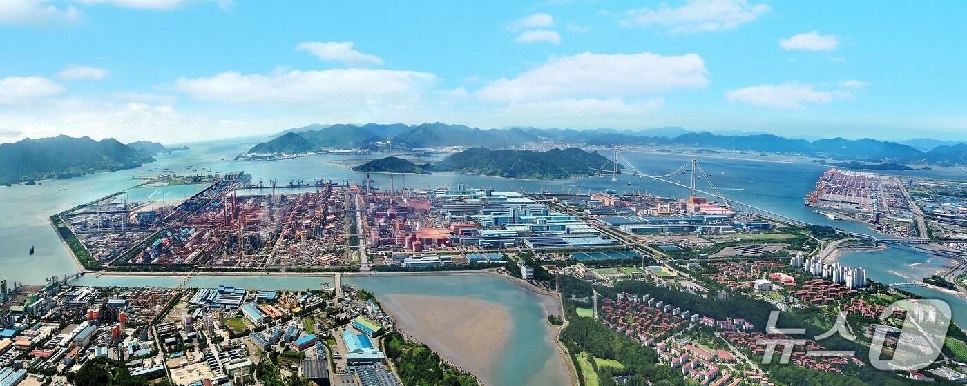 광양제철소 전경 