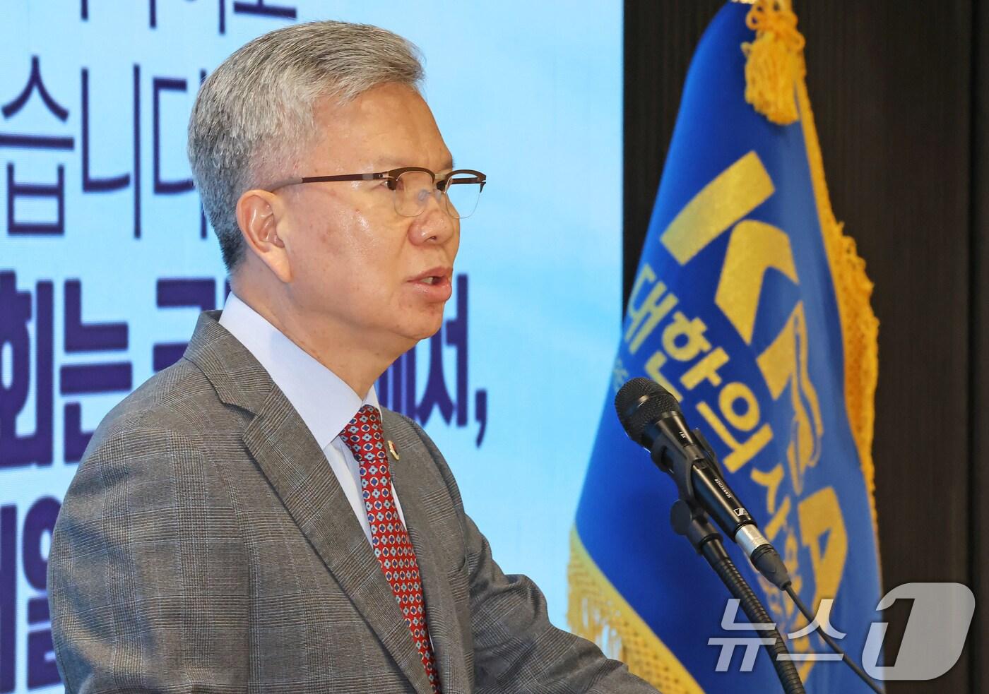 김택우 대한의사협회 회장. /뉴스1 ⓒ News1 장수영 기자