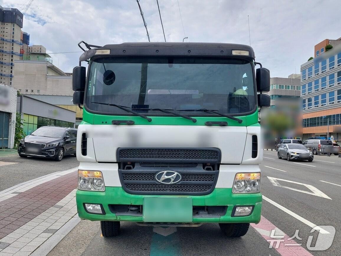 본문 이미지 - 사고 차량 (부산경찰청 제공. 재판매 및 DB금지)