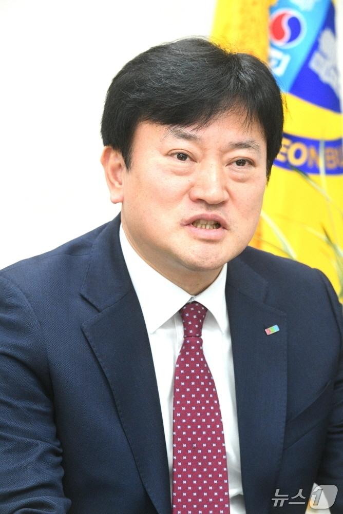 본문 이미지 - 정강선 전북체육회장/뉴스1