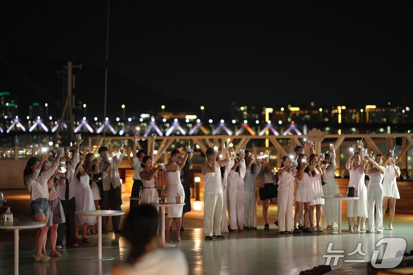 지난 23일 진행된 오션클럽 크루즈 애프터파티 모습.&#40;팬스타그룹 제공. 재판매 및 DB 금지&#41;
