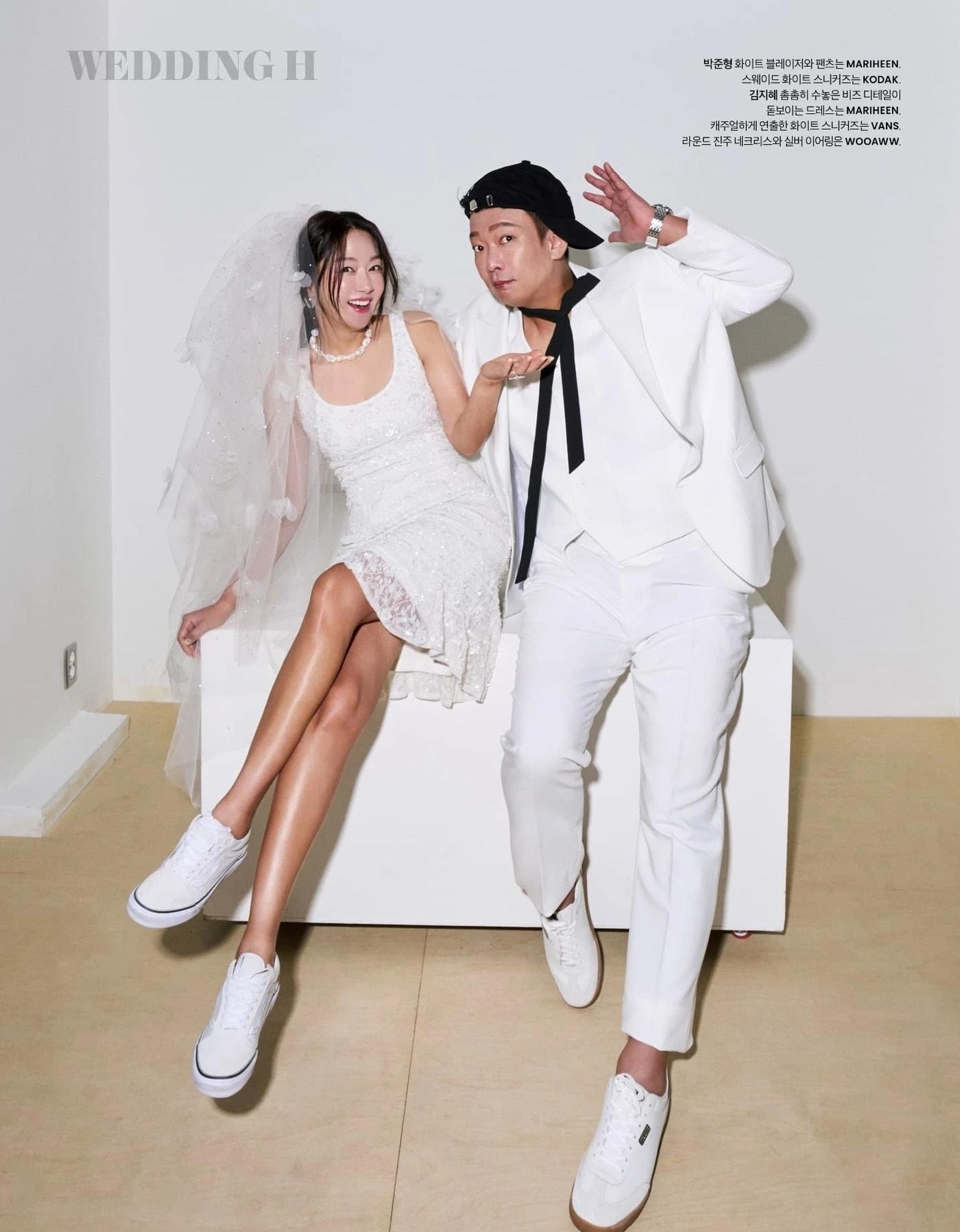 본문 이미지 - 김지혜와 박준형(김지혜 SNS)