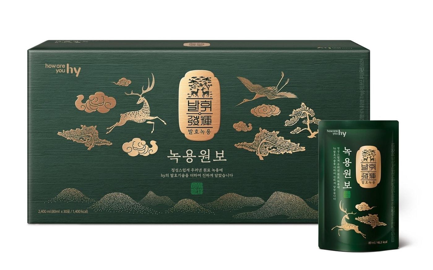 hy 프리미엄 녹용 '발휘 발효녹용원보'.(hy 제공)