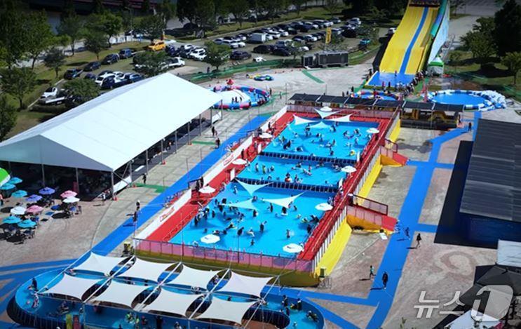 본문 이미지 - 삼락생태공원 어린이 물놀이장.(부산시 제공. 재판매 및 DB금지)