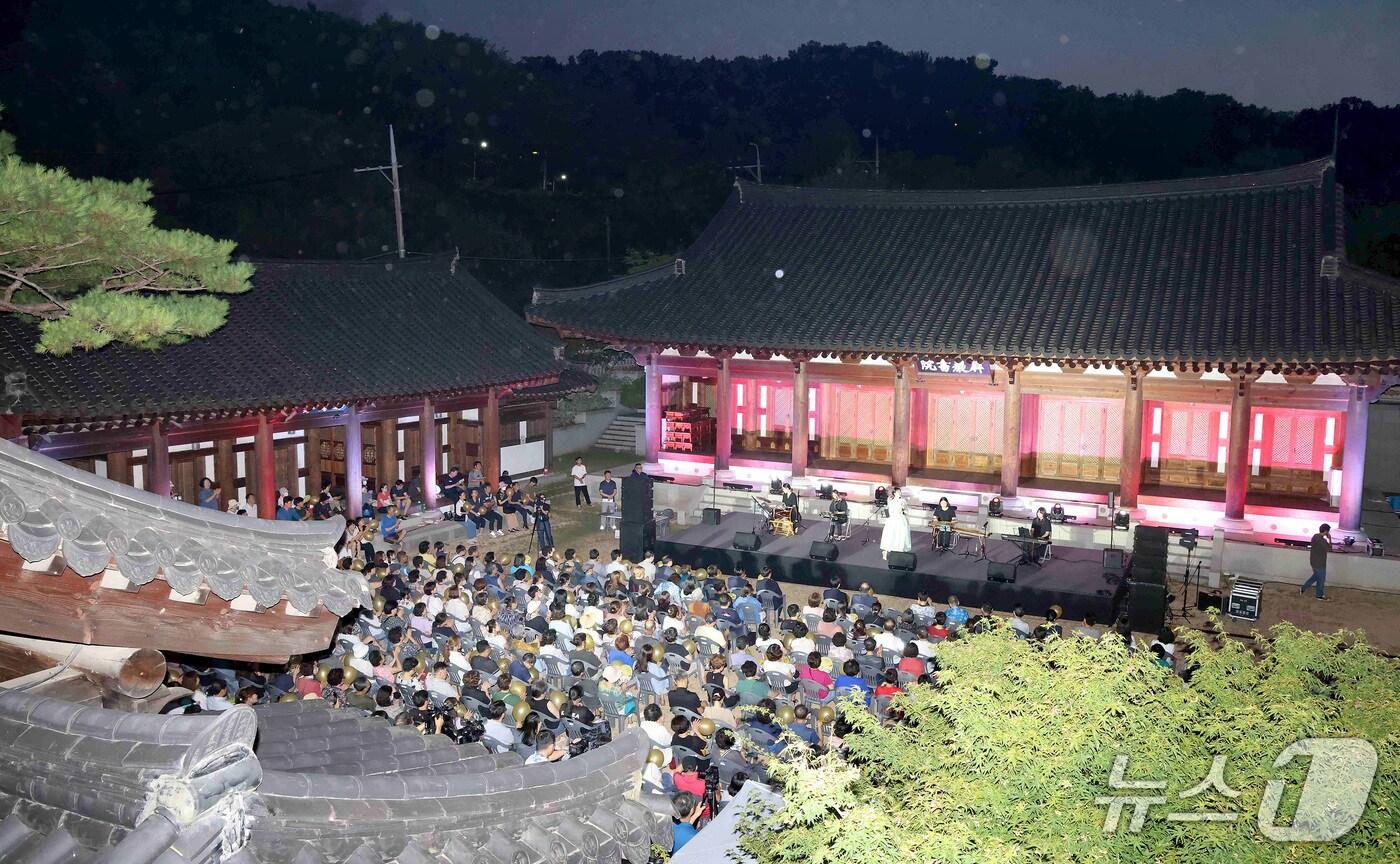 지난해 대구 달서구 병암서원에서 열린 고택음악회. (달서구 제공. 재판매 및 DB금지)