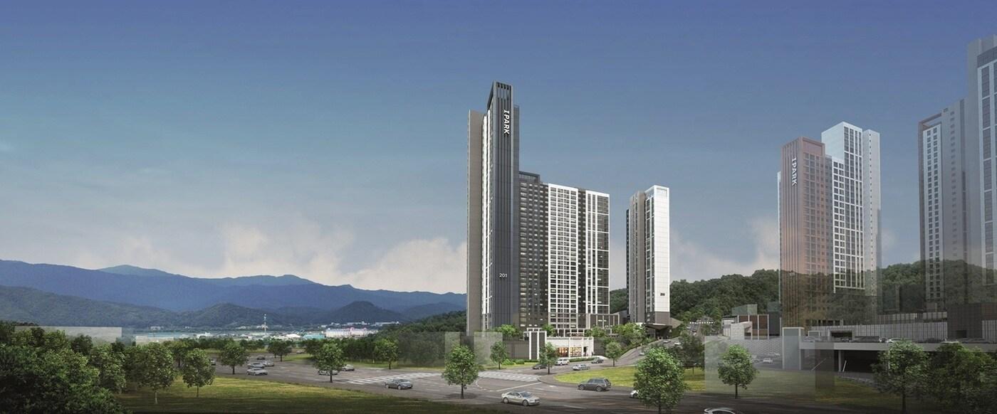 춘천 레이크시티 2차 아이파크 투시도&#40;HDC현대산업개발 제공&#41;뉴스1 ⓒ News1 