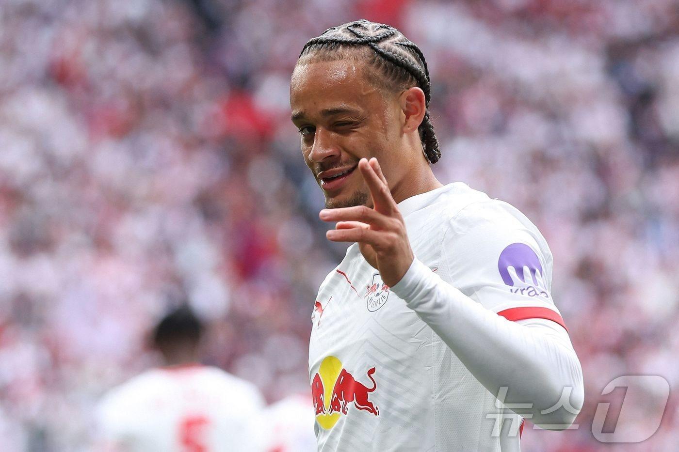 토트넘 이적 제의를 받은 사비 시몬스. ⓒ AFP=뉴스1