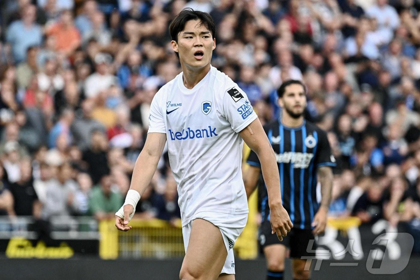 헹크의 오현규 ⓒ AFP=뉴스1