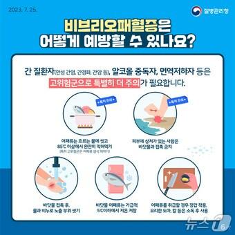 본문 이미지 - 비브리오패혈증 예방 수칙.