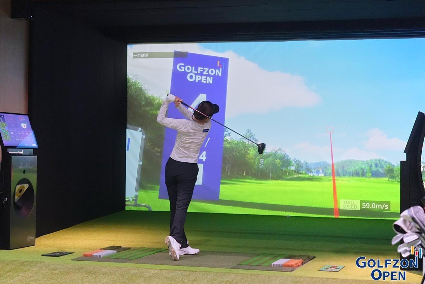 2025 골프존 차이나오픈의 경기 모습. (골프존 제공)