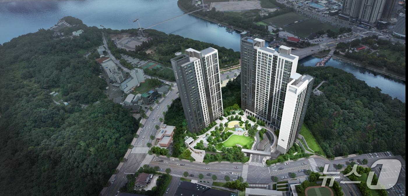 ‘춘천 레이크시티 2차 아이파크’ 조감도.&#40;업체 제공, 재판매 및 DB금지&#41;