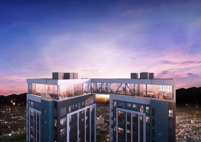 본문 이미지 -  전주완주 대라수 어썸브릿지 조감도(대라수건설 제공)뉴스1 ⓒ News1 