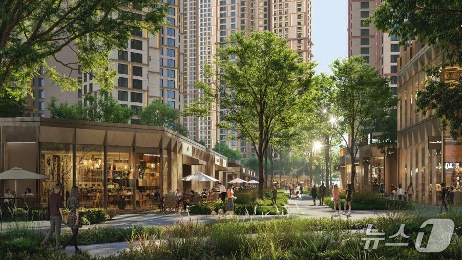 본문 이미지 - 서울원 아이파크 조경 사진 &#40;HDC현대산업개발 제공&#41; 뉴스1 ⓒ News1