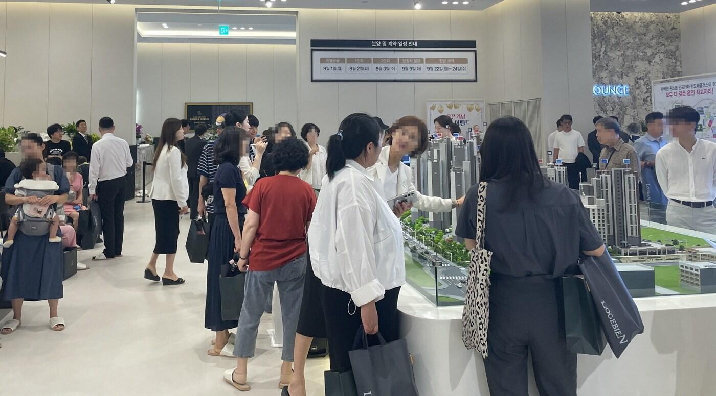 용인 고진역 대광로제비앙 견본주택 현장 모습.&#40;대광건영 제공&#41; / 뉴스1 ⓒ News1