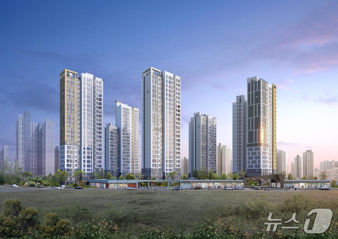 일광 통합공공임대주택 조감도.&#40;부산도시공사 제공. 재판매 및 DB금지&#41;