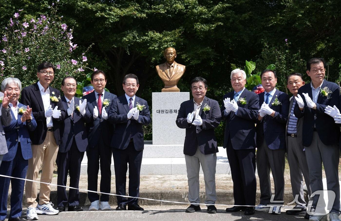 대원 김중채 선생 흉상 제막식&#40;독자 제공. 재판매 및 DB금지&#41; 2025.8.29/뉴스1