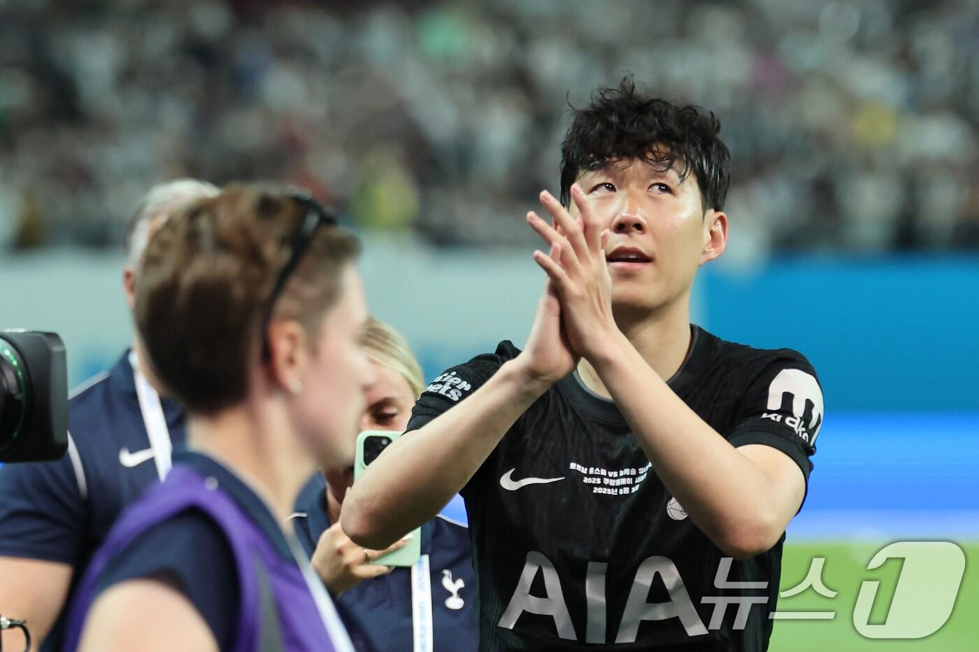 미국 LA  FC 이적을 눈앞에 둔 손흥민. /뉴스1 ⓒ News1 장수영 기자