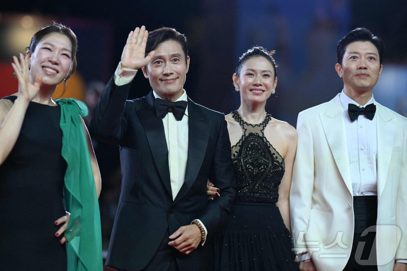 '어쩔수가없다' 염혜란, 이병헌, 손예진, 박희순(왼쪽부터) ⓒ AFP=뉴스1