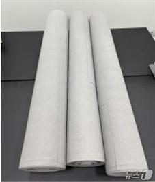 본문 이미지 - 버섯 균사체 기반 친환경피혁 속생산공법 기술 개발 성공. (부산시 제공. 재판매 및 DB 금지)