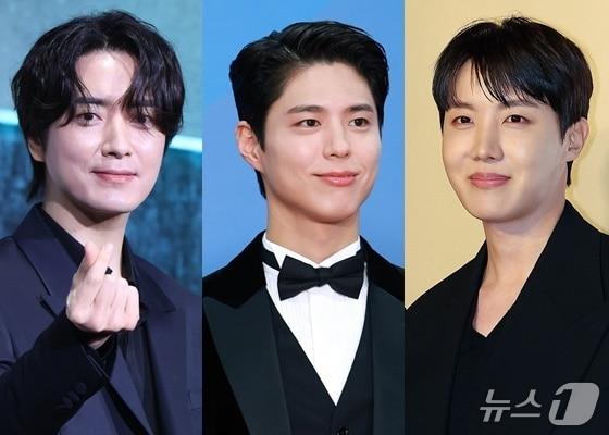 본문 이미지 - 이준혁, 박보검, 제이홉&#40;왼쪽부터&#41; ⓒ 뉴스1 DB