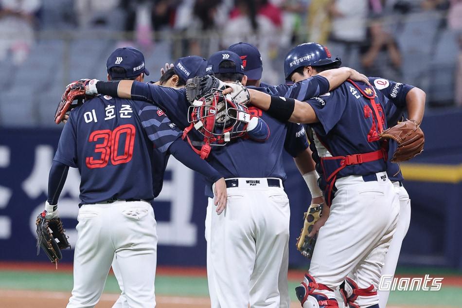 본문 이미지 - 롯데 자이언츠가 후반기 들어 10승5패로 상승세를 타고 있다. &#40;롯데 자이언츠 제공&#41;