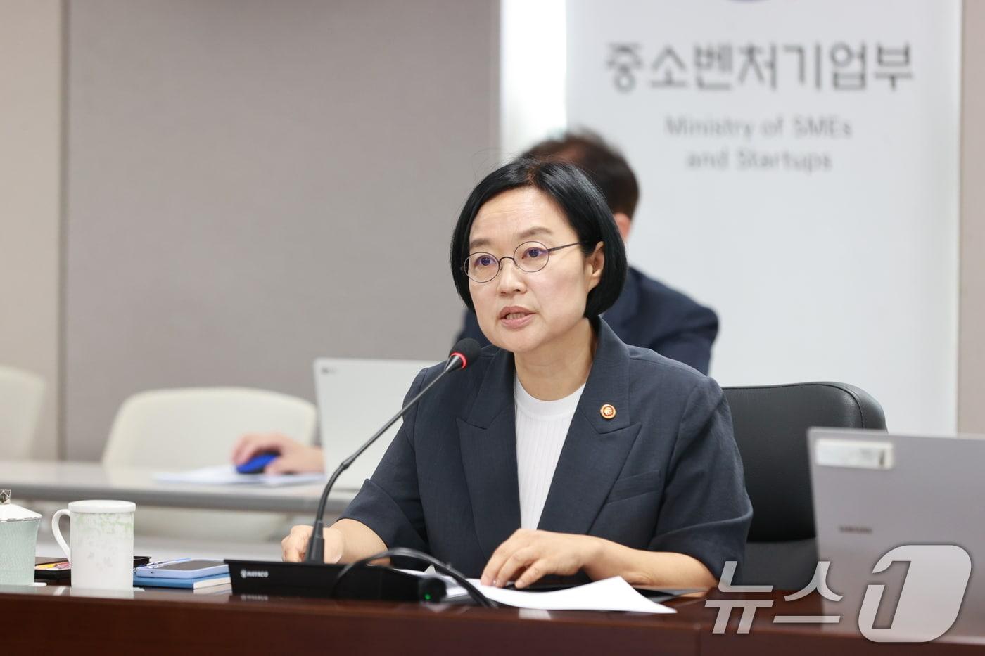 한성숙 중소벤처기업부 장관&#40;중소벤처기업부 제공. 재판매 및 DB 금지&#41; 2025.8.4/뉴스1