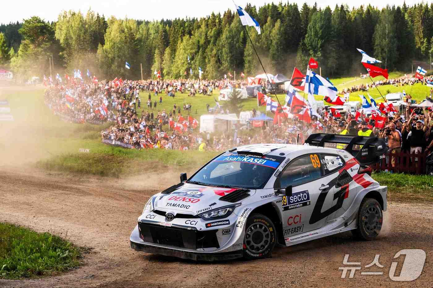  WRC 핀란드 랠리 - 토요타 가주 레이싱 월드 랠리 팀 (한국타이어 제공)