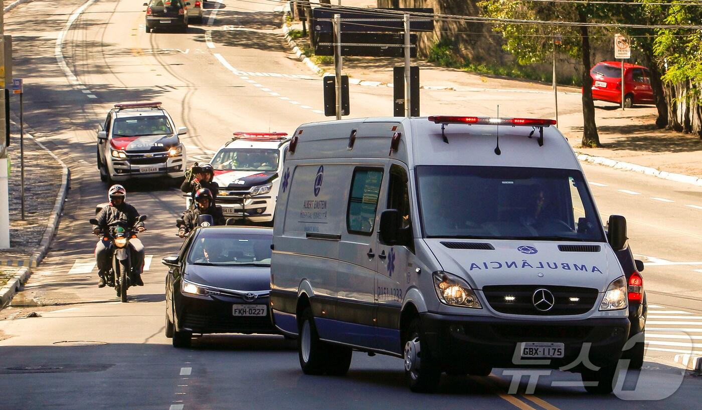 브라질의 한 앰뷸런스 차량 <자료 사진> 2018.09.07.ⓒ AFP=뉴스1