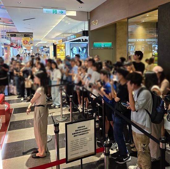 본문 이미지 - 하트티라미수 대만 팝업 웨이팅 현장 / 사진=하트티라미수 제공