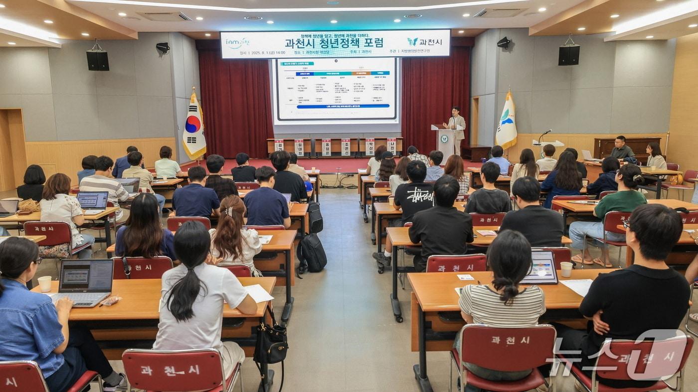 과천시 청년정책 포럼.&#40;과천시 제공&#41;