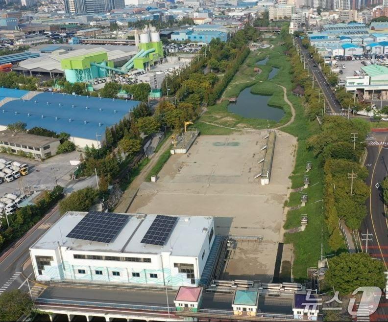 본문 이미지 - 장림 유수지 전경. (부산 사하구 제공. 재판매 및 DB 금지)