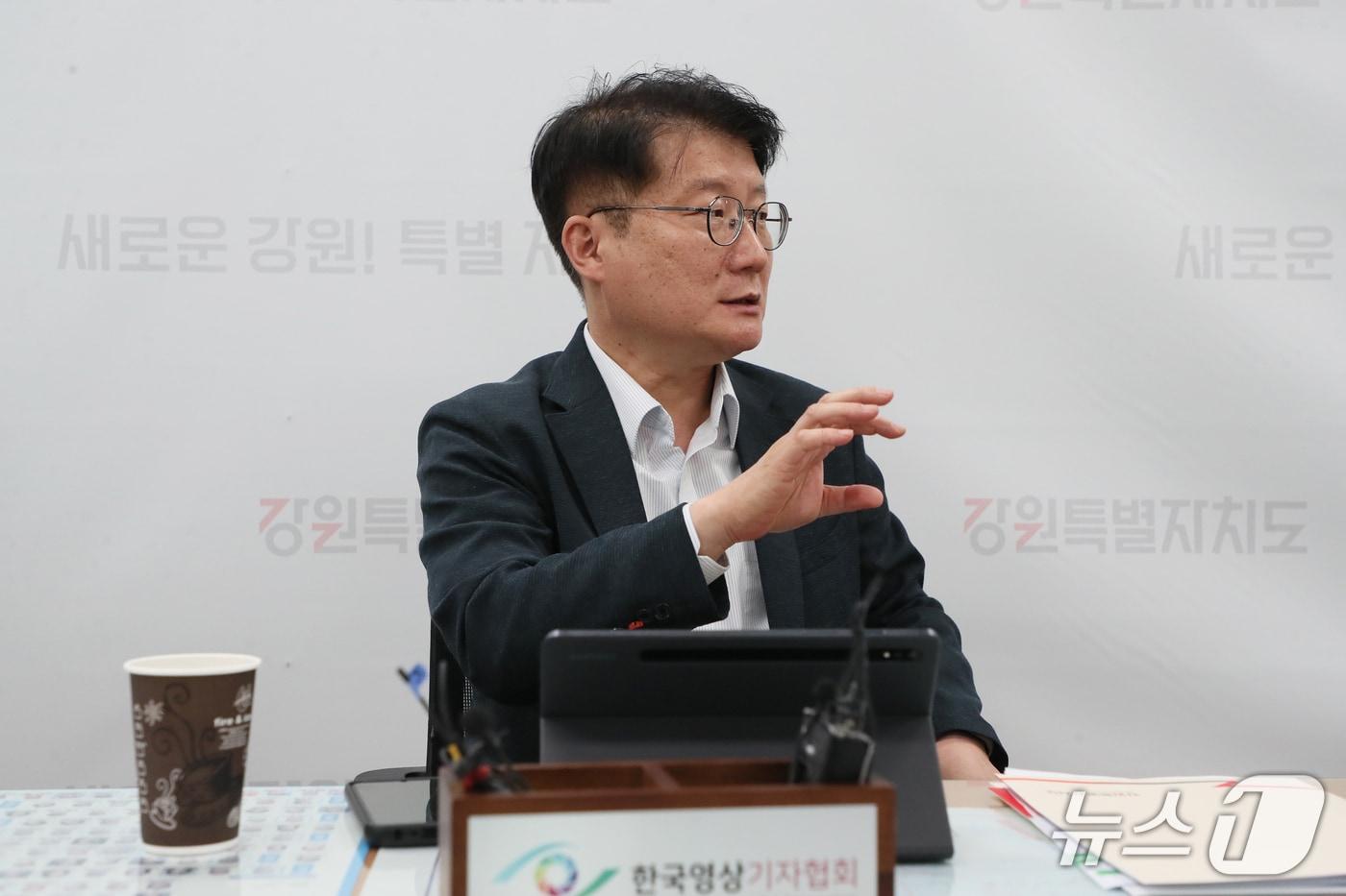 여중협 강원도 행정부지사가 4일 도청에서 열린 간담회에서 발언하고 있다.&#40;강원도 제공. 재판매 및 DB금지&#41;/뉴스1