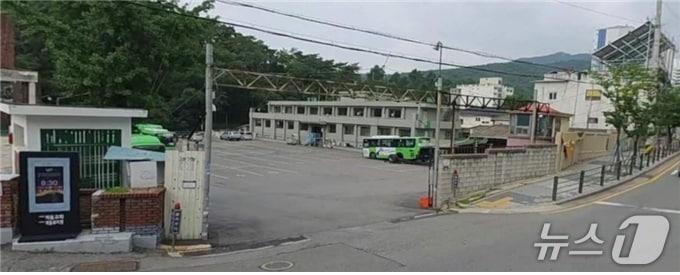 본문 이미지 - 정릉 버스 공영차고지 현황 사진.(서울시 제공)