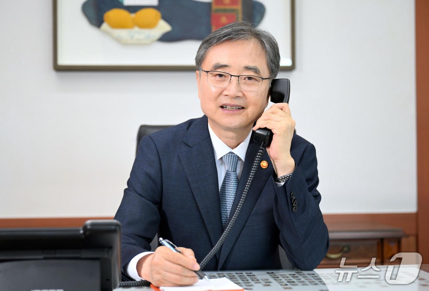 조현 외교부 장관이 4일 오후 페니 웡 호주 외교장관과 첫 전화통화를 가졌다. 2025.08.04. (외교부 제공) 