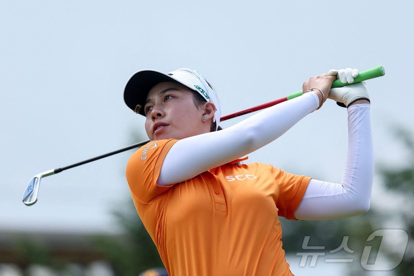 여자 골프 세계 1위에 오른 지노 티띠꾼. ⓒ AFP=뉴스1