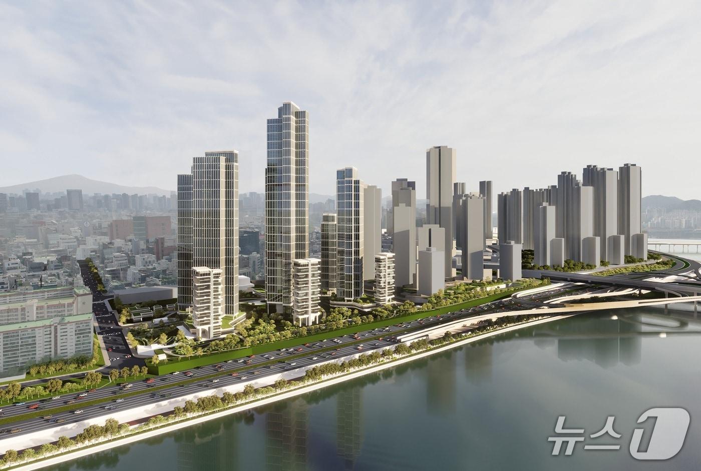 압구정5구역 조감도&#40;서울시 제공&#41;