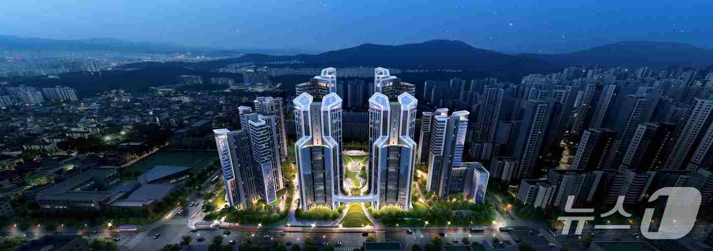 최상층 &#39;듀오 스카이 라이트&#39;&#40;DUO SKY LIGHT&#41; 특화 조명 &#40;삼성물산 제공&#41;