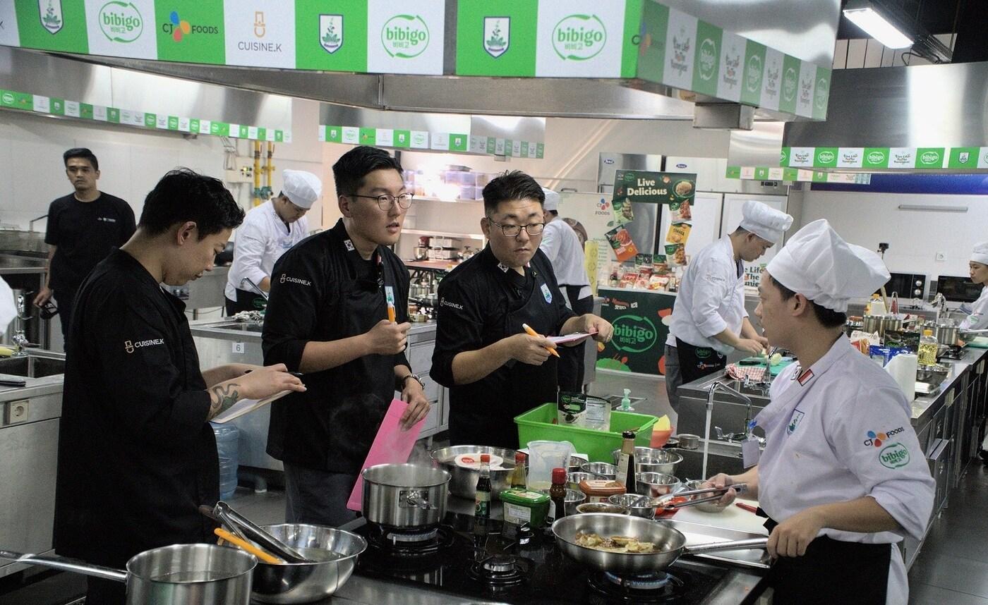 '비비고X세이지스 영셰프 요리대회 2025' 경연 이미지(CJ제일제당 제공)