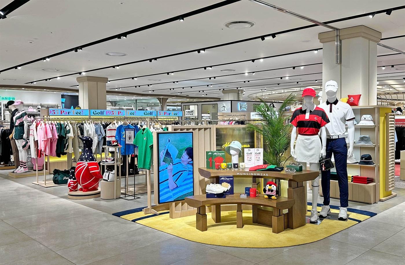 먼싱웨어(Munsingwear)는 올 하반기 본격적 유통망 확장에 속도를 낸다.(먼싱웨어제공)