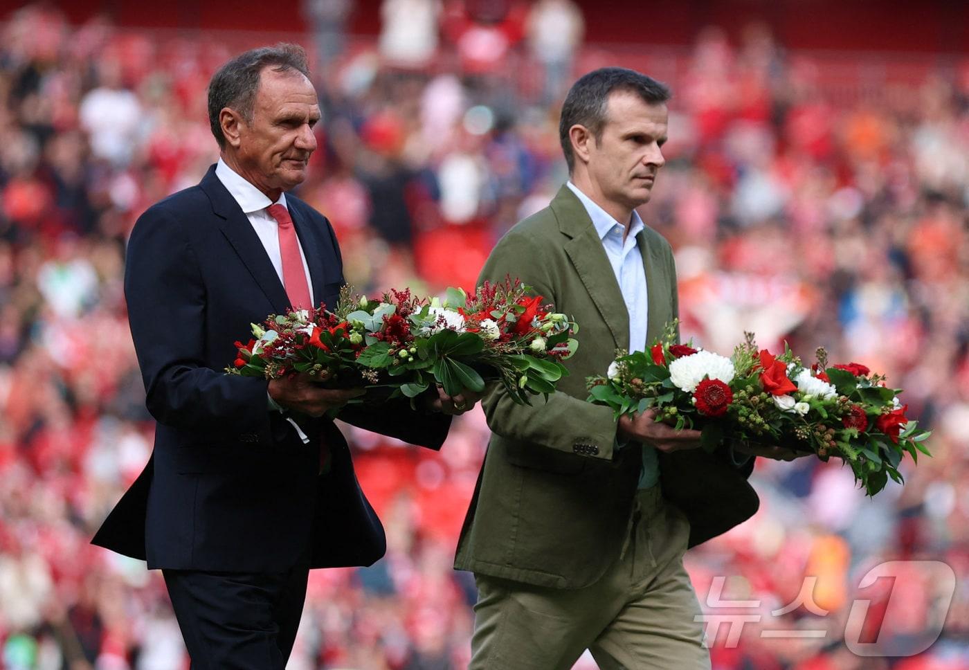 안필드에서 열린 조타 추모식 ⓒ 로이터=뉴스1