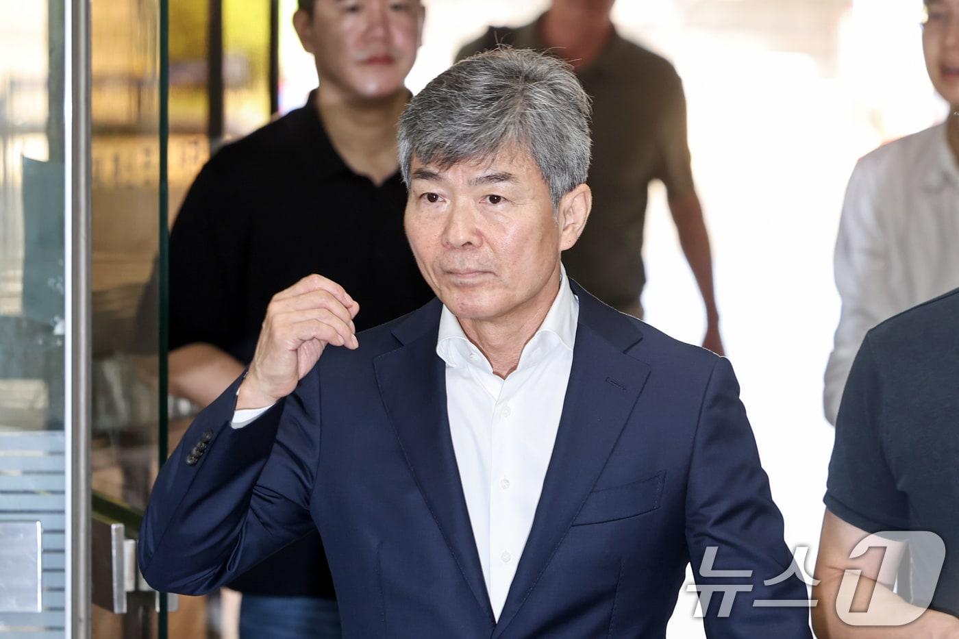 &#39;도이치모터스 주가조작 사건&#39; 당시 김건희 여사의 계좌를 관리한 것으로 알려진 이종호 전 블랙펄인베스트 대표. 2025.8.5/뉴스1 ⓒ News1 민경석 기자