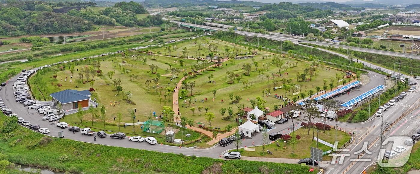 전북 임실군 오수파크골프장이 천연 잔디와 자연 친화적인 조경으로 전국 동호인들로부터 주목받고 있다.(임실군제공. 재판매 및 DB금지)2025.8.5/뉴스1