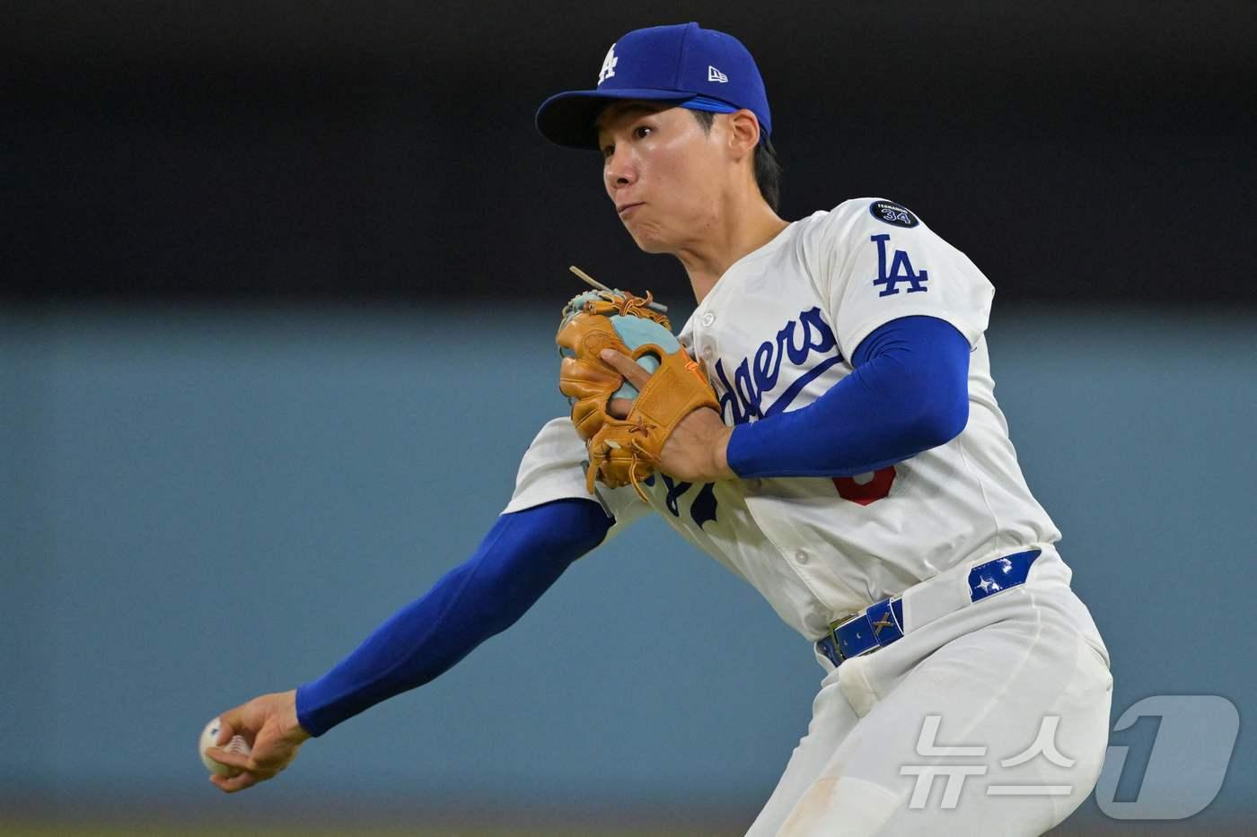 LA 다저스 김혜성. ⓒ AFP=뉴스1