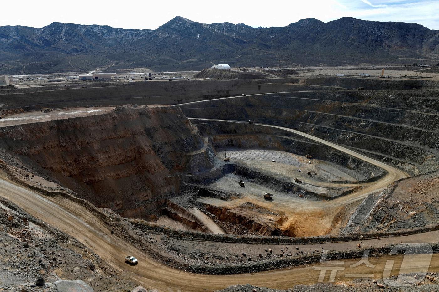 미국 캘리포니아 마운틴패스에 있는 MP머티리얼스의 희토류 광산,2020.01.30.&lt;자료사진&lt;ⓒ 로이터=뉴스1